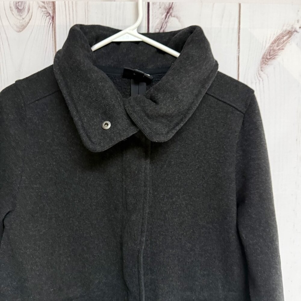Patagonia Womens Better Sweater Coat Small Black Long Fleece Jacket EUC - Picture 3 of 11